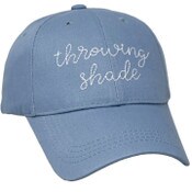 Wholesale - Gray Embroidery Hat- Throwing Shade C/P 24, UPC: 885114879465